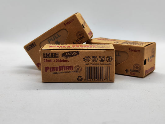 Rolls 5 mètres (feuille marron)